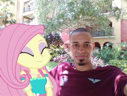 Size: 1024x768 | Tagged: safe, deleted from derpibooru, imported from derpibooru, fluttershy, human, equestria girls, equestria girls series, disney world, geode of fauna, irl, irl human, magical geodes, photo