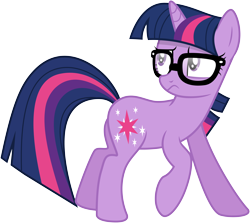 Size: 7000x6250 | Tagged: safe, artist:caliazian, imported from derpibooru, sci-twi, twilight sparkle, pony, unicorn, equestria girls, equestria girls series, spring breakdown, spoiler:eqg series (season 2), absurd resolution, concerned, equestria girls ponified, female, ponified, raised hoof, simple background, solo, transparent background, unicorn sci-twi, vector