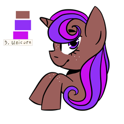 Size: 2000x2000 | Tagged: safe, artist:ressurectednightmare, imported from derpibooru, oc, pony, unicorn, 3 colors only, female, mare, simple background, white background