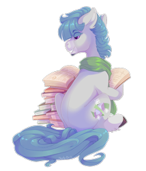 Size: 1341x1565 | Tagged: safe, artist:shady-bush, imported from derpibooru, oc, oc only, oc:rimfrost, earth pony, pony, book, male, simple background, solo, stallion, transparent background