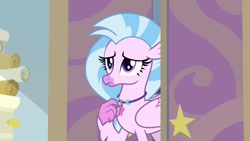 Size: 1920x1080 | Tagged: safe, imported from derpibooru, screencap, silverstream, classical hippogriff, hippogriff, student counsel, door, female, solo