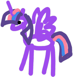 Size: 690x720 | Tagged: safe, artist:semental, derpibooru exclusive, imported from derpibooru, twilight sparkle, alicorn, pony, 1000 hours in ms paint, female, majestic as fuck, mare, minimalist, modern art, quality, simple background, solo, transparent background, twilight sparkle (alicorn)