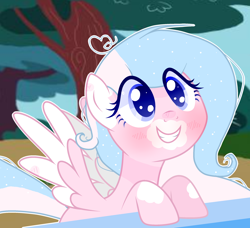 Size: 2508x2285 | Tagged: safe, artist:rachelclaradrawz, imported from derpibooru, oc, oc only, pegasus, pony, base used, cute, female, happy, mare, ocbetes, smiling, solo, two toned wings, wings