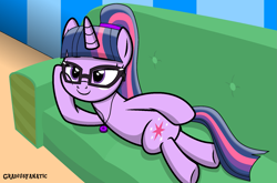 Size: 1641x1080 | Tagged: safe, artist:gradiusfanatic, imported from derpibooru, sci-twi, twilight sparkle, pony, unicorn, equestria girls, road to friendship, draw me like one of your french girls, equestria girls ponified, geode of telekinesis, magical geodes, ponified, solo, unicorn sci-twi