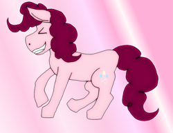 Size: 1525x1175 | Tagged: safe, artist:goldentigeress14, imported from derpibooru, pinkie pie, earth pony, pony, female, gradient background, solo