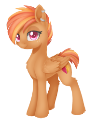 Size: 1012x1274 | Tagged: safe, artist:dusthiel, imported from derpibooru, oc, oc only, oc:patchwork dreams, pegasus, pony, ear piercing, female, freckles, lidded eyes, mare, piercing, simple background, solo, transparent background