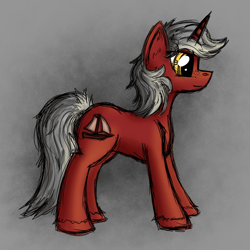 Size: 750x750 | Tagged: safe, artist:sandyfortune, imported from derpibooru, oc, oc only, oc:pepper cookie, pony, unicorn, ponyfinder, dungeons and dragons, female, mare, pen and paper rpg, portrait, rpg, solo