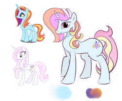 Size: 1800x1500 | Tagged: safe, artist:candyclumsy, imported from derpibooru, fleur-de-lis, sassy saddles, oc, oc:exquisite attire, pony, unicorn, commissioner:bigonionbean, fusion, fusion:exquisite attire, fusion:fleur-de-lis, fusion:sassy saddles, the ass was fat, thicc ass, wide hips