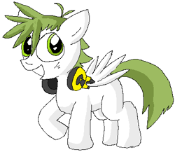 Size: 410x356 | Tagged: safe, artist:lucas47-46, imported from derpibooru, oc, oc only, oc:reedia mixxus, pegasus, pony, female, filly, headphones, solo