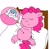 Size: 1024x1005 | Tagged: safe, artist:measffymon-sarah, imported from derpibooru, pinkie pie, princess celestia, alicorn, earth pony, pony, bed, eaten alive, eyes closed, fetish, macro/micro, micro, pillow, pinkie pred, preylestia, sleeping, story included, vore