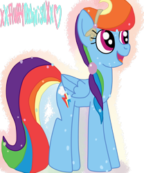 Size: 1024x1229 | Tagged: safe, artist:xxfluffypachirisuxx, imported from derpibooru, rainbow dash, crystal pony, pony, the crystal empire, crystallized, female, simple background, solo, transparent background