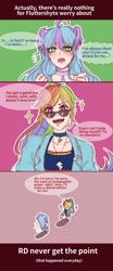 Size: 854x2048 | Tagged: safe, artist:dez, imported from derpibooru, rainbow dash, oc, human, female, humanized, jewelry, necklace, sunglasses