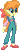 Size: 62x154 | Tagged: safe, artist:botchan-mlp, imported from derpibooru, megan williams, equestria girls, animated, blinking, cute, desktop ponies, equestria girls-ified, female, g1, g1 to g4, g1betes, g4, generation leap, pixel art, simple background, solo, sprite, standing, teenager, transparent background