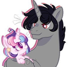 Size: 902x828 | Tagged: safe, artist:moon-rose-rosie, imported from derpibooru, king sombra, oc, oc:celestial moon, pony, baby, baby pony, base used, magical lesbian spawn, missing accessory, offspring, parent:rainbow dash, parent:twilight sparkle, parents:twidash, simple background, transparent background