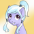 Size: 500x500 | Tagged: safe, artist:marikaefer, imported from derpibooru, cloudchaser, pony, ask flitter and cloudchaser, alternate hairstyle, bust, female, korra, portrait, solo