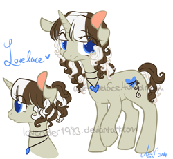 Size: 1000x920 | Tagged: safe, artist:laceymod, imported from derpibooru, oc, oc only, oc:lovelace, pony, unicorn, ask lovelace, female, mare, solo