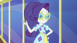 Size: 1920x1080 | Tagged: safe, imported from derpibooru, screencap, rarity, equestria girls, equestria girls series, i'm on a yacht, spoiler:eqg series (season 2), female, luxe deluxe, solo, sunglasses