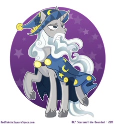 Size: 1280x1399 | Tagged: safe, artist:redpalette, imported from derpibooru, star swirl the bearded, pony, unicorn, cape, clothes, cute, male, solo, stallion