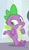 Size: 194x335 | Tagged: safe, imported from derpibooru, screencap, spike, dragon, a matter of principals, claws, cropped, male, solo, tail, toes, winged spike, wings