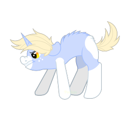 Size: 1800x1800 | Tagged: safe, artist:ponkus, imported from derpibooru, oc, oc only, oc:nootaz, pony, unicorn, aggressive, angry, behaving like a cat, simple background, solo, transparent background
