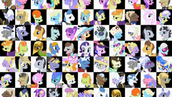 Size: 1280x720 | Tagged: safe, imported from derpibooru, screencap, amethyst star, bon bon, bruce mane, caesar, caramel, count caesar, dainty dove, dane tee dove, derpy hooves, diamond mint, earl grey, eclair créme, fancypants, fine line, fleur-de-lis, four step, golden gavel, jangles, jet set, justah bill, lady justice, lemony gem, linky, lucky clover, lyrica lilac, maxie, midnight fun, neon lights, orange blossom, orion, parasol, perfect pace, perry pierce, photo finish, picture frame (character), picture perfect, pish posh, pokey pierce, ponet, pretty vision, prim posy, primrose, pristine, rarity, regal candent, rising star, royal ribbon, sapphire shores, shoeshine, shooting star (character), silver frames, soigne folio, sparkler, spring forward, stella lashes, swan dive, swan song, sweetie drops, swift justice, tall order, upper crust, vance van vendington, earth pony, pegasus, pony, unicorn, sweet and elite, derpy being derpy, elise, female, jewelry, male, mare, necklace, pearl necklace, picture frame, stallion, stella, wall of tags