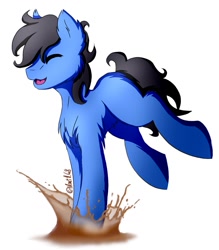 Size: 1147x1312 | Tagged: safe, artist:noxi1_48, imported from derpibooru, oc, oc:xplo, pony, digital art, fluffy, happy