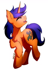 Size: 1125x1696 | Tagged: safe, artist:noxi1_48, imported from derpibooru, oc, oc:twist cable, pony, digital art, fluffy, happy