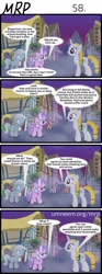 Size: 800x2153 | Tagged: safe, artist:umneem, imported from derpibooru, apple bloom, diamond tiara, scootaloo, silver spoon, sweetie belle, oc, oc:dispersion, earth pony, pegasus, pony, unicorn, comic:my rational pony, comic, cutie mark crusaders, female, mare, ponyville