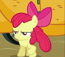 Size: 481x423 | Tagged: safe, imported from derpibooru, screencap, apple bloom, pony, one bad apple, cropped, dank, female, solo