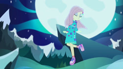Size: 2048x1152 | Tagged: safe, imported from derpibooru, screencap, fluttershy, equestria girls, equestria girls series, the last drop, the last drop: fluttershy, spoiler:choose your own ending (season 2), spoiler:eqg series (season 2), female, shoes, sneakers, solo