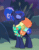 Size: 350x450 | Tagged: safe, edit, edited screencap, imported from derpibooru, screencap, princess luna, pony, between dark and dawn, animated, cropped, female, forest, gif, loop, night, reversed, solo