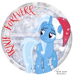 Size: 1080x1080 | Tagged: safe, imported from derpibooru, trixie, pony, christmas, holiday