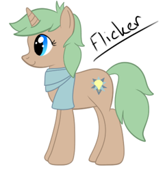 Size: 334x346 | Tagged: safe, artist:ajrinxooacj, imported from derpibooru, oc, oc:flicker, pony