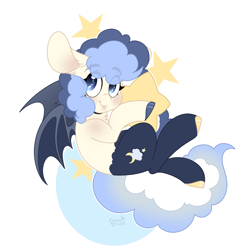 Size: 4000x4000 | Tagged: safe, artist:kawaiicreative, imported from derpibooru, oc, oc:fluffy star, bat pony, pony, bat pony oc, bat wings, colored hooves, cute, ocbetes, simple background, stars, transparent background, wings