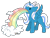 Size: 1024x768 | Tagged: safe, artist:butterfly1624, artist:tresmariasarts, imported from derpibooru, oc, oc only, oc:fleurbelle, alicorn, pony, alicorn oc, bow, female, hair bow, mare, puking rainbows, taste the rainbow, vomiting