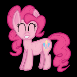 Size: 4096x4096 | Tagged: safe, artist:venaf, imported from derpibooru, pinkie pie, pony, absurd resolution, atg 2019, female, newbie artist training grounds, simple background, solo