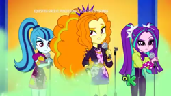 Size: 960x540 | Tagged: safe, imported from derpibooru, screencap, adagio dazzle, aria blaze, sonata dusk, equestria girls, equestria girls series, sunset's backstage pass!, spoiler:eqg series (season 2), the dazzlings