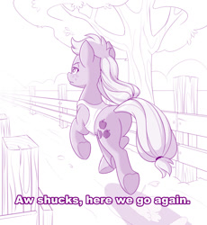 Size: 1280x1390 | Tagged: safe, artist:dstears, imported from derpibooru, applejack, earth pony, pony, ah shit here we go again, atg 2019, butt, clothes, facing away, female, grand theft auto, gta san andreas, hatless, heart, heart hoof, hoof heart, mare, meme, missing accessory, newbie artist training grounds, plot, ponified meme, rear view, shirt, solo, t-shirt