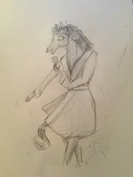 Size: 3264x2448 | Tagged: safe, artist:nicole h, imported from derpibooru, pony, atg 2019, crossover, dancing, madonna, newbie artist training grounds, ponified celebrity, singing, solo