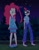 Size: 468x601 | Tagged: safe, imported from derpibooru, screencap, pinkie pie, sci-twi, twilight sparkle, equestria girls, equestria girls series, sunset's backstage pass!, spoiler:eqg series (season 2), barefoot, clothes, feet, female, pajamas, sleeveless