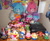 Size: 4465x3648 | Tagged: safe, artist:cheerbearsfan, imported from derpibooru, fluttershy, greninja, inkling, pikmin, pony, yoshi, alarm clock, amiibo, animal costume, artificial wings, augmented, bedtime bear, captain olimar, care bears, care bears adventures of care a lot, cars (pixar), clock, clothes, costume, glimmer wings, ice climbers, inkling girl, irl, king dedede, kirby, kirby (character), kirby (series), lego, link, littlest pet shop, lol surprise, love-a-lot bear, magic, magic wings, mario, meta knight, nintendo, olimar, photo, pikmin (series), pink ranger, pokémon, power rangers, princess peach, puffball, real world, ryu, sega, sonic boom, sonic the hedgehog (series), splatoon, sticks the badger, street fighter, super mario bros., the legend of zelda, the legend of zelda: breath of the wild, the lego movie, toy, trolls, unikitty, waddle dee, wings, yoshi's woolly world