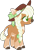 Size: 1455x2118 | Tagged: safe, artist:kryptidkitty, artist:mourningfog, imported from derpibooru, oc, oc only, cow pony, pony, base used, braid, female, hat, simple background, solo, transparent background, udder