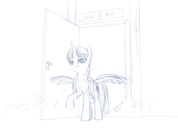 Size: 2224x1668 | Tagged: safe, artist:doxhun, imported from derpibooru, twilight sparkle, alicorn, pony, bedroom eyes, looking at you, sauna, spread wings, steam, towel, twilight sparkle (alicorn), wet, wet mane, wings