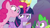 Size: 1920x1080 | Tagged: safe, imported from derpibooru, screencap, pinkie pie, spike, twilight sparkle, alicorn, dragon, earth pony, pony, between dark and dawn, amulet, faic, female, i came, jewelry, lip bite, male, mare, trio, twilight sparkle (alicorn), winged spike, wings