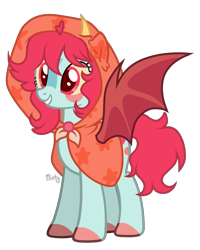 Size: 1280x1601 | Tagged: safe, artist:mintoria, imported from derpibooru, oc, oc only, oc:spots, bat pony, pony, female, mare, simple background, solo, transparent background