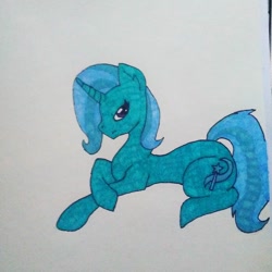 Size: 1080x1080 | Tagged: safe, imported from derpibooru, trixie, pony, traditional art