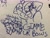 Size: 2868x2194 | Tagged: safe, artist:rainbow eevee, imported from derpibooru, twilight sparkle, oc, oc:landen irelan, oc:rainbow eevee, dog, pony, angry, chest fluff, dialogue, drawing, lineart, pen drawing, traditional art, trio