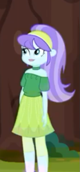 Size: 259x559 | Tagged: safe, imported from derpibooru, screencap, aqua blossom, equestria girls, equestria girls series, five lines you need to stand in, spoiler:eqg series (season 2), clothes, cropped, female, hairband, lipstick, skirt, socks, solo