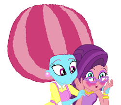 Size: 1754x1521 | Tagged: safe, artist:ktd1993, imported from derpibooru, cup cake, spoiled rich, equestria girls, afro, blushing, equestria girls-ified, female, infidelity, lesbian, shipping, spoiledcake