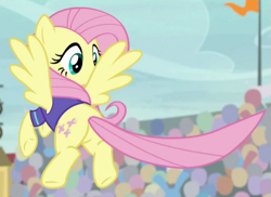 Size: 657x478 | Tagged: safe, imported from derpibooru, screencap, fluttershy, pegasus, pony, common ground, butt, cropped, female, flutterbutt, plot, solo